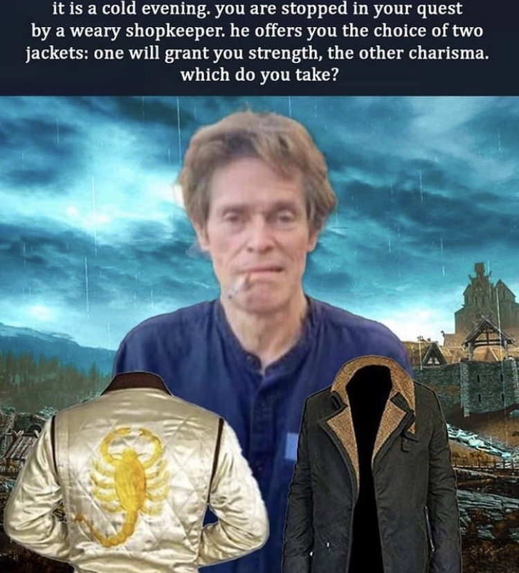 The Weary Shopkeeper's Two Jackets