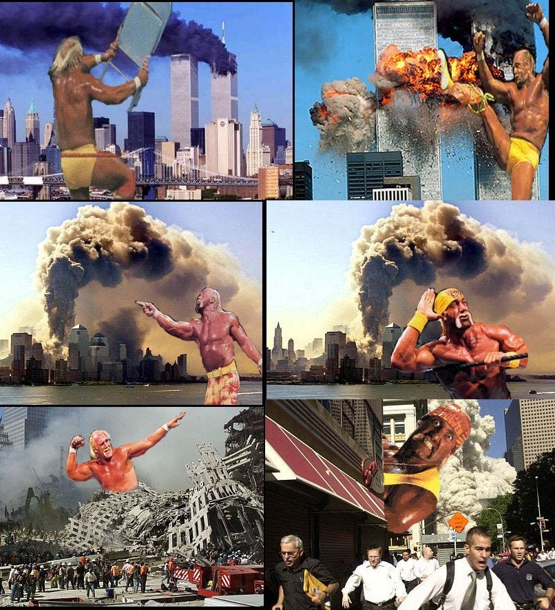 Hulk Hogan at the Twin Towers