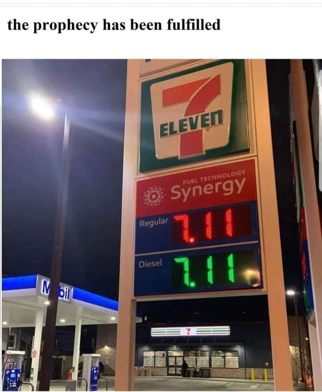 The Prophecy Has Been Fulfilled
