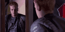 Young Man at the Mirror