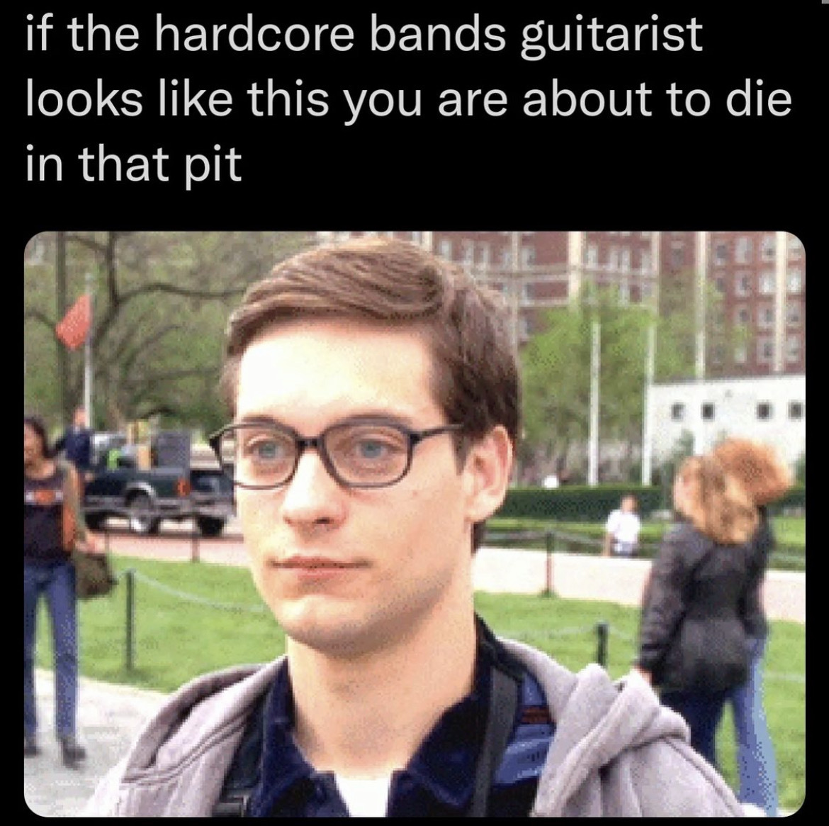 If the Hardcore Band's Guitarist Looks Like This
