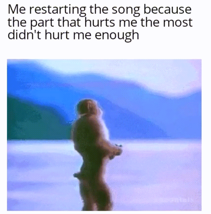 Me Restarting the Song
