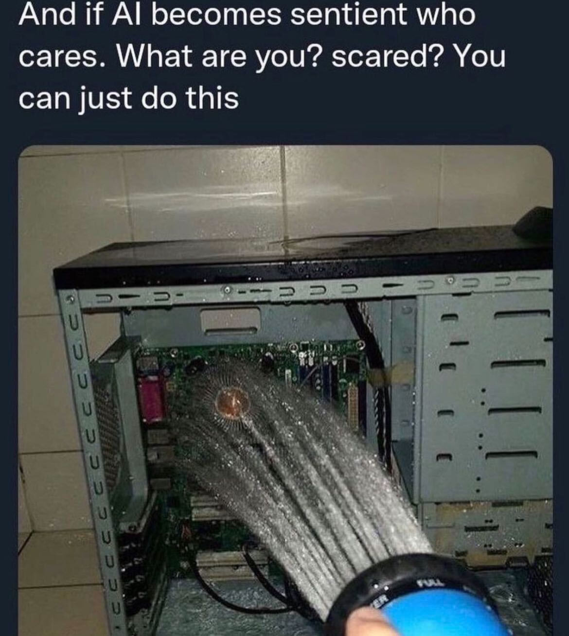 And If AI Becomes Sentient Who Cares