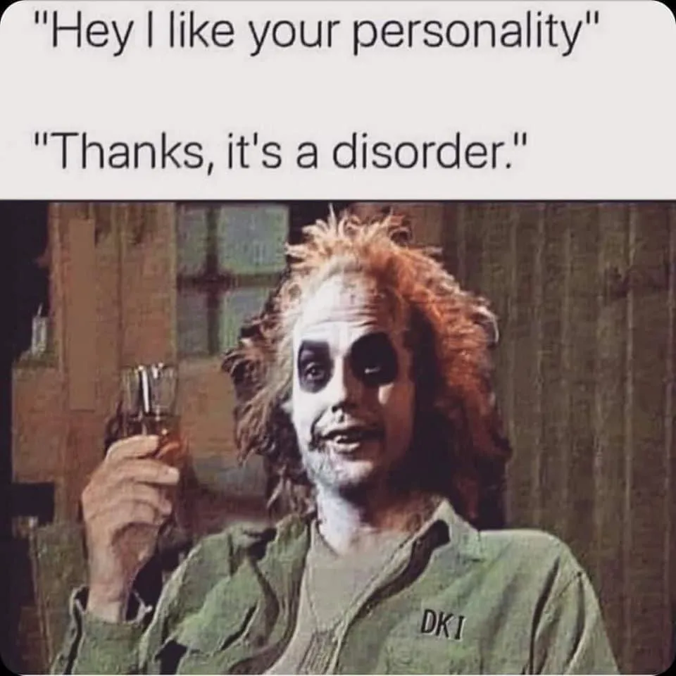 Thanks, It's a Disorder