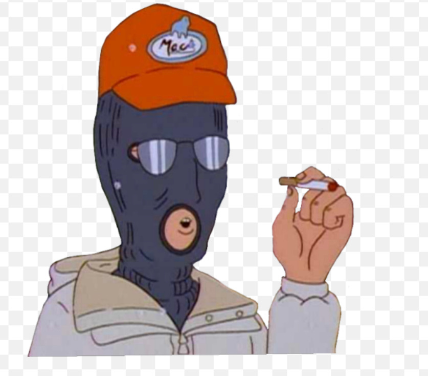 Dale in a Balaclava