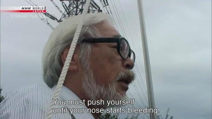 Push Yourself Until Your Nose Starts Bleeding