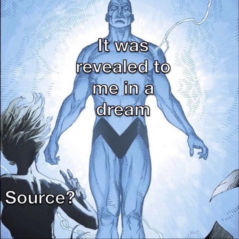 It Was Revealed to Me in a Dream