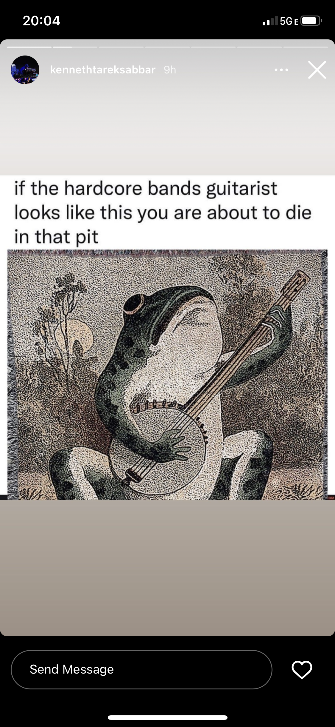 If the Hardcore Band's Guitarist Looks Like This