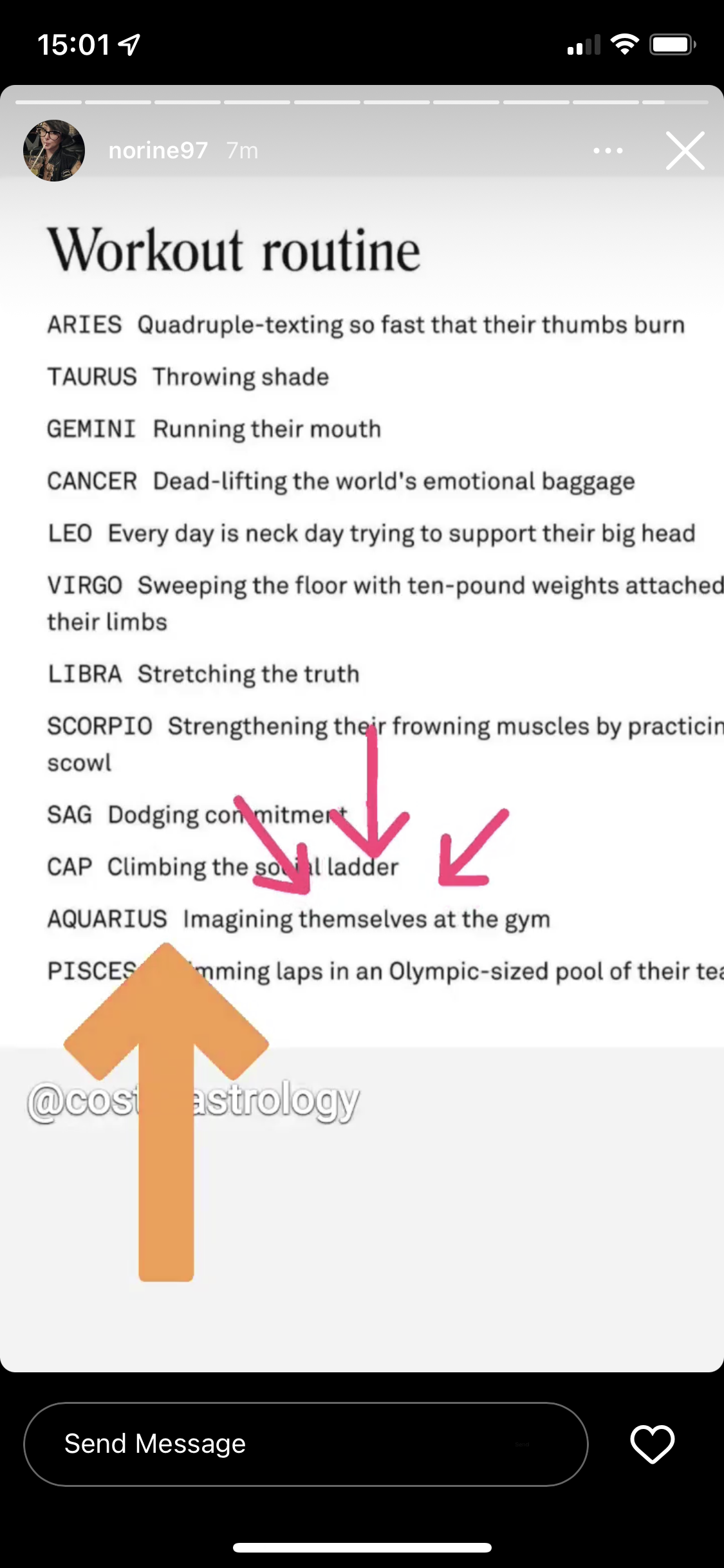 Workout Routine by Zodiac Sign
