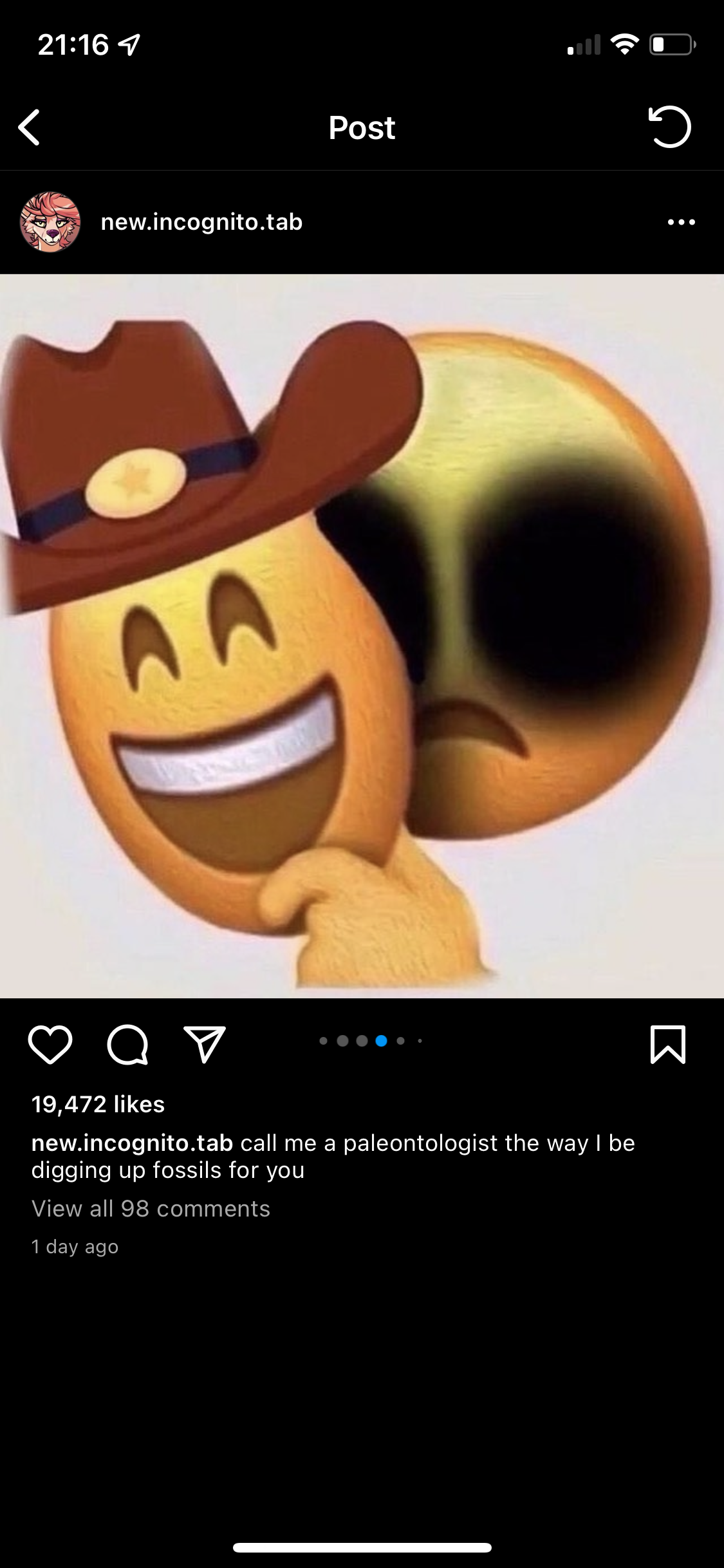 Cowboy Emoji Mask