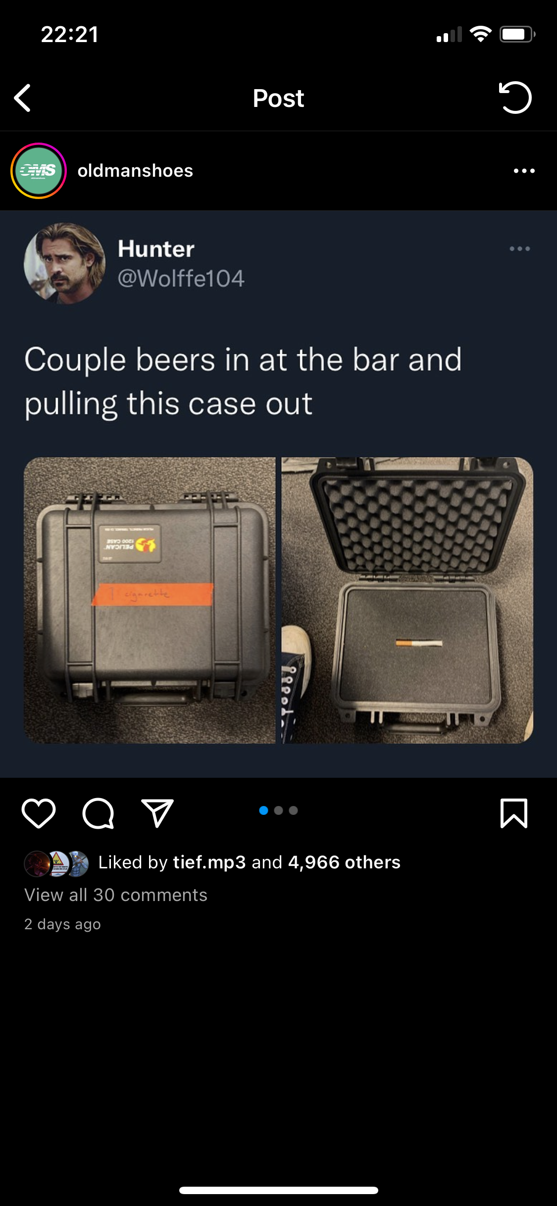Couple Beers In and Pulling This Case Out