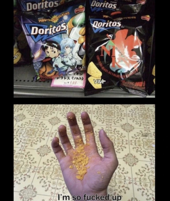 Evangelion Doritos, I'm So Fucked Up