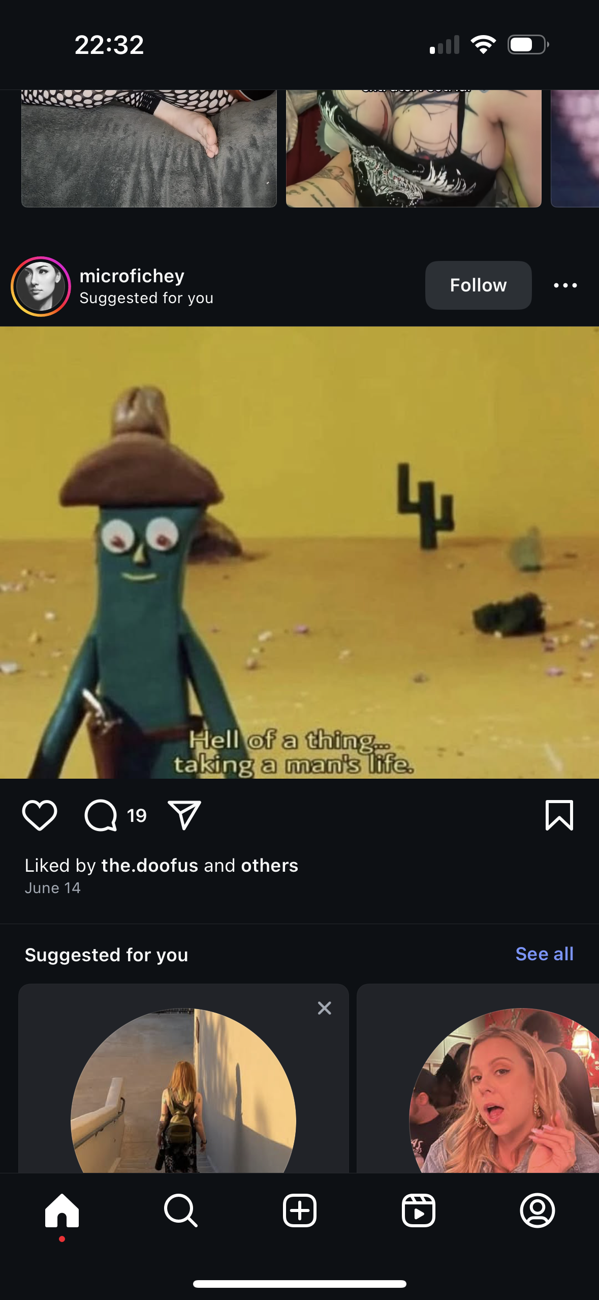 Hell of a Thing, Taking a Man's Life
