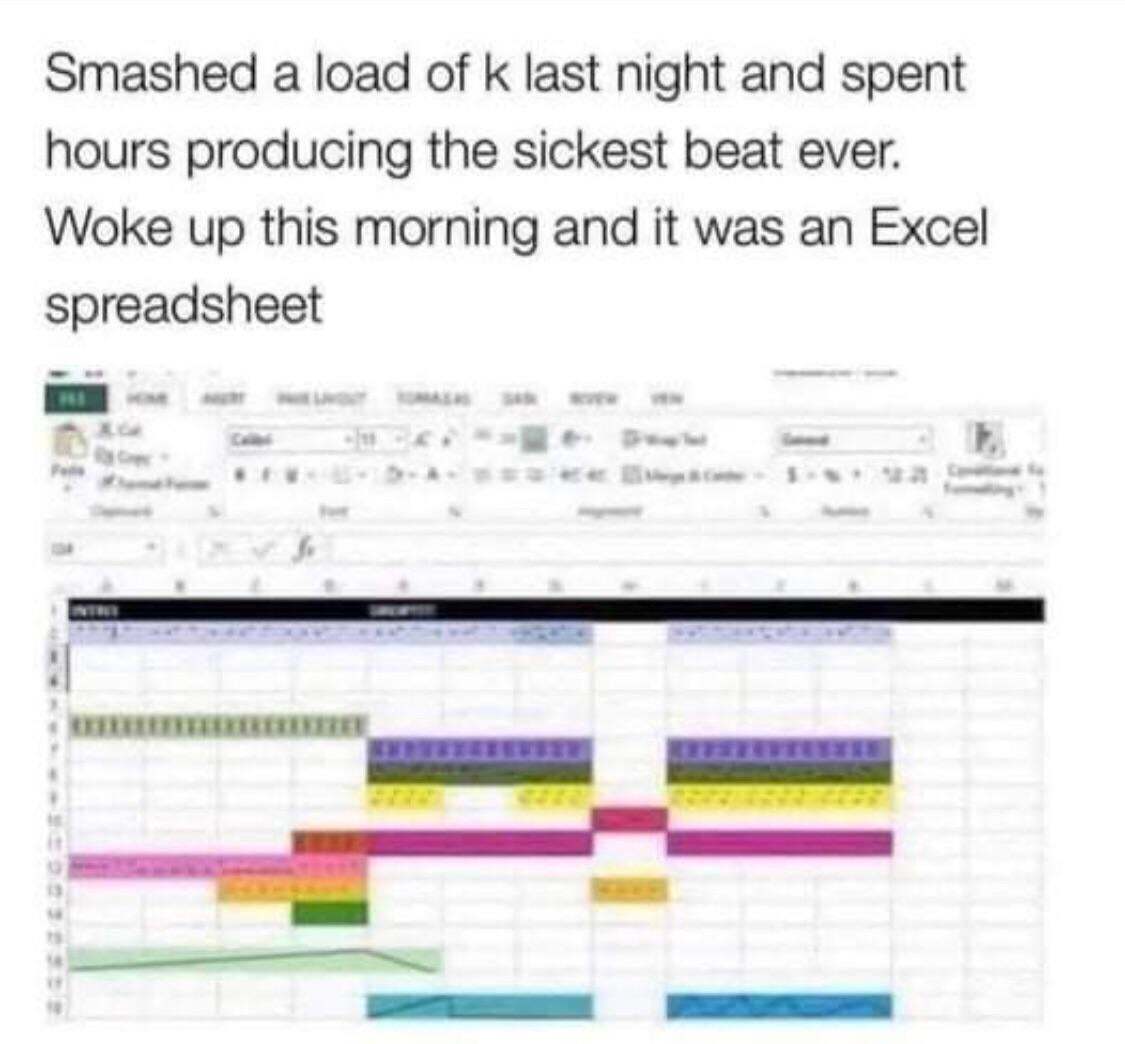 The Sickest Beat Ever Was an Excel Spreadsheet