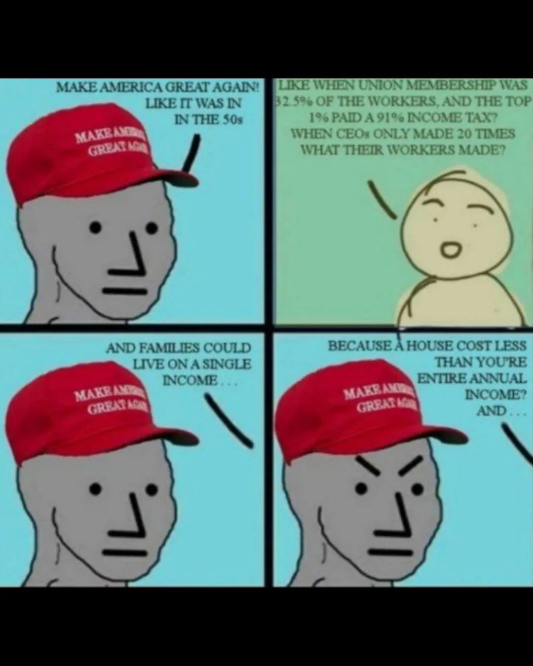Make America Great Again Like It Was in the 50s