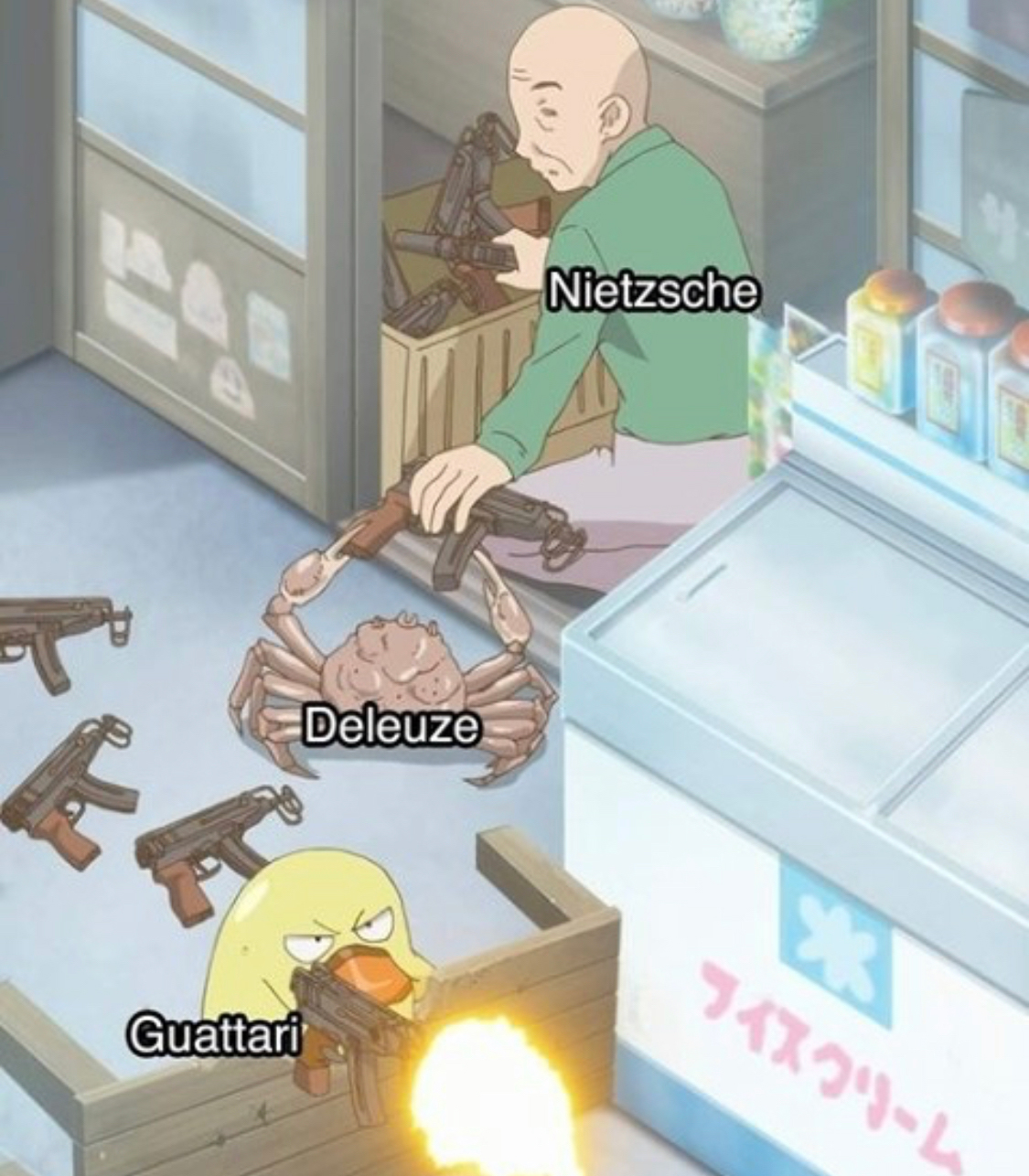 Nietzsche, Deleuze, Guattari
