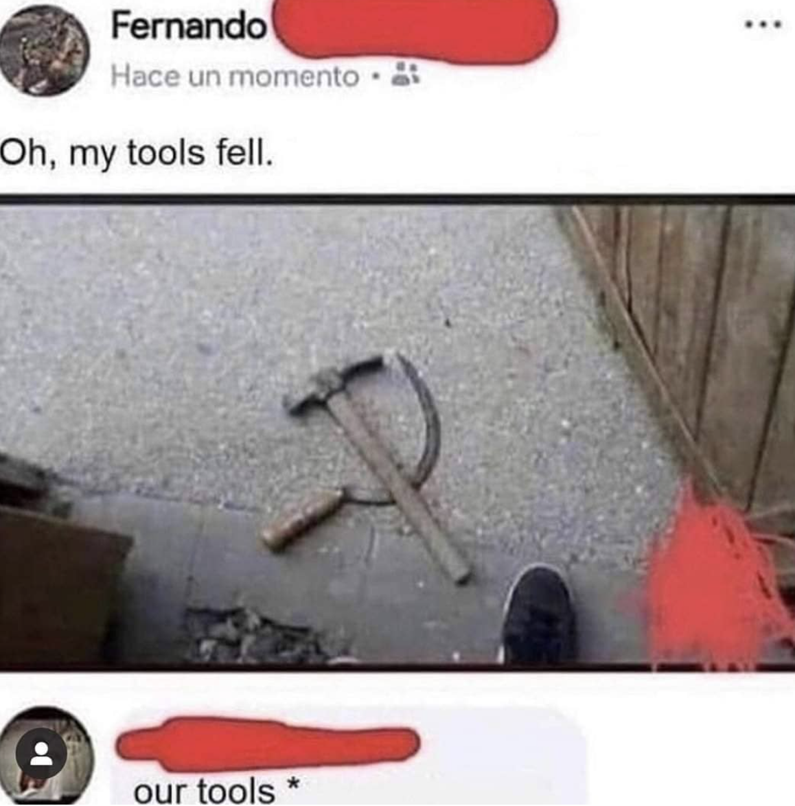 Oh, My Tools Fell