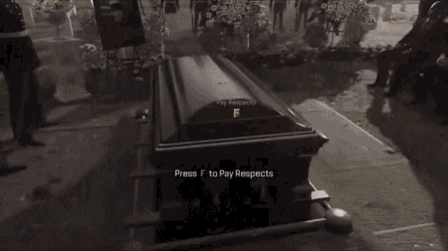 Coffin at a Military Funeral