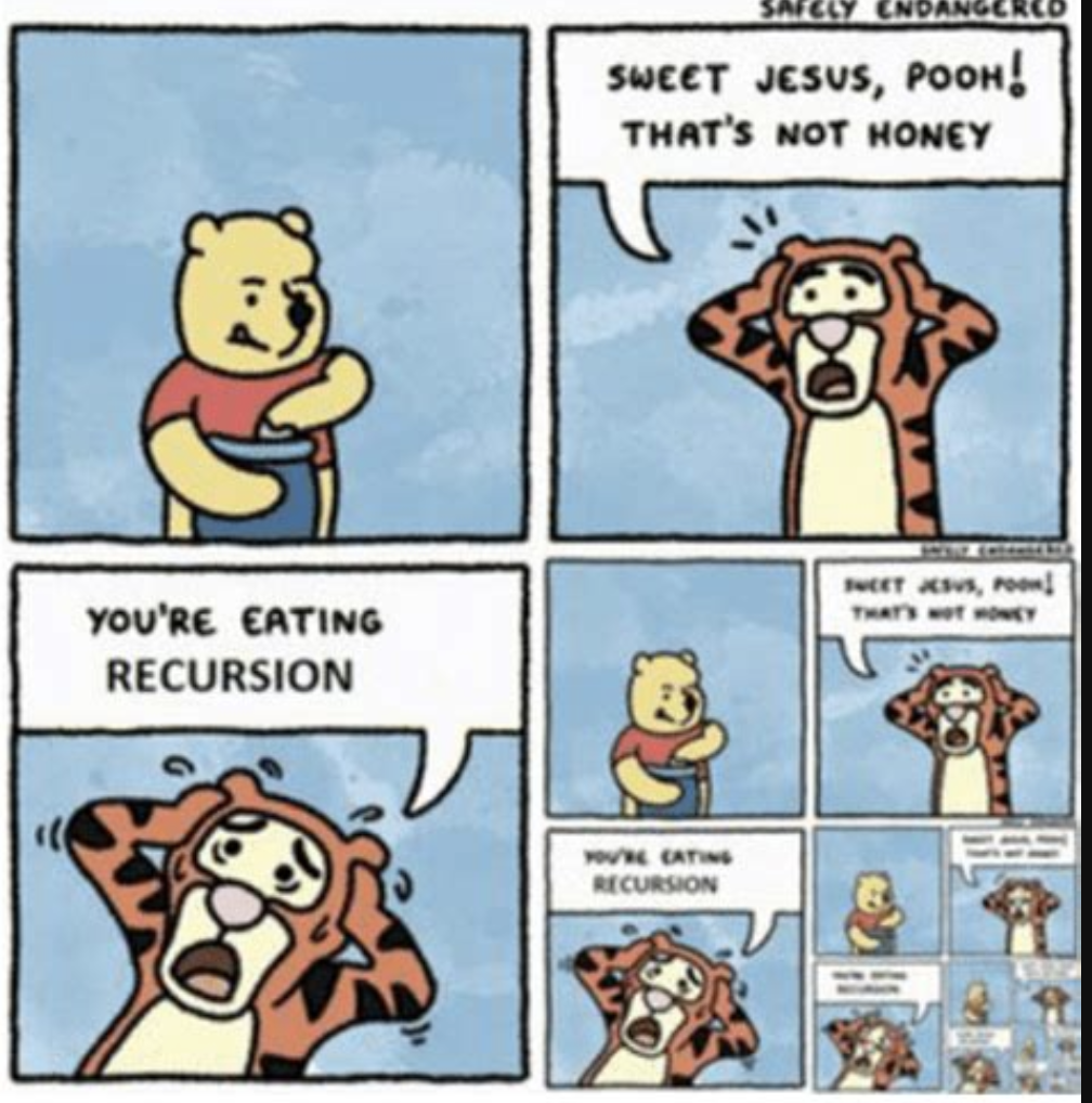 You're Eating Recursion