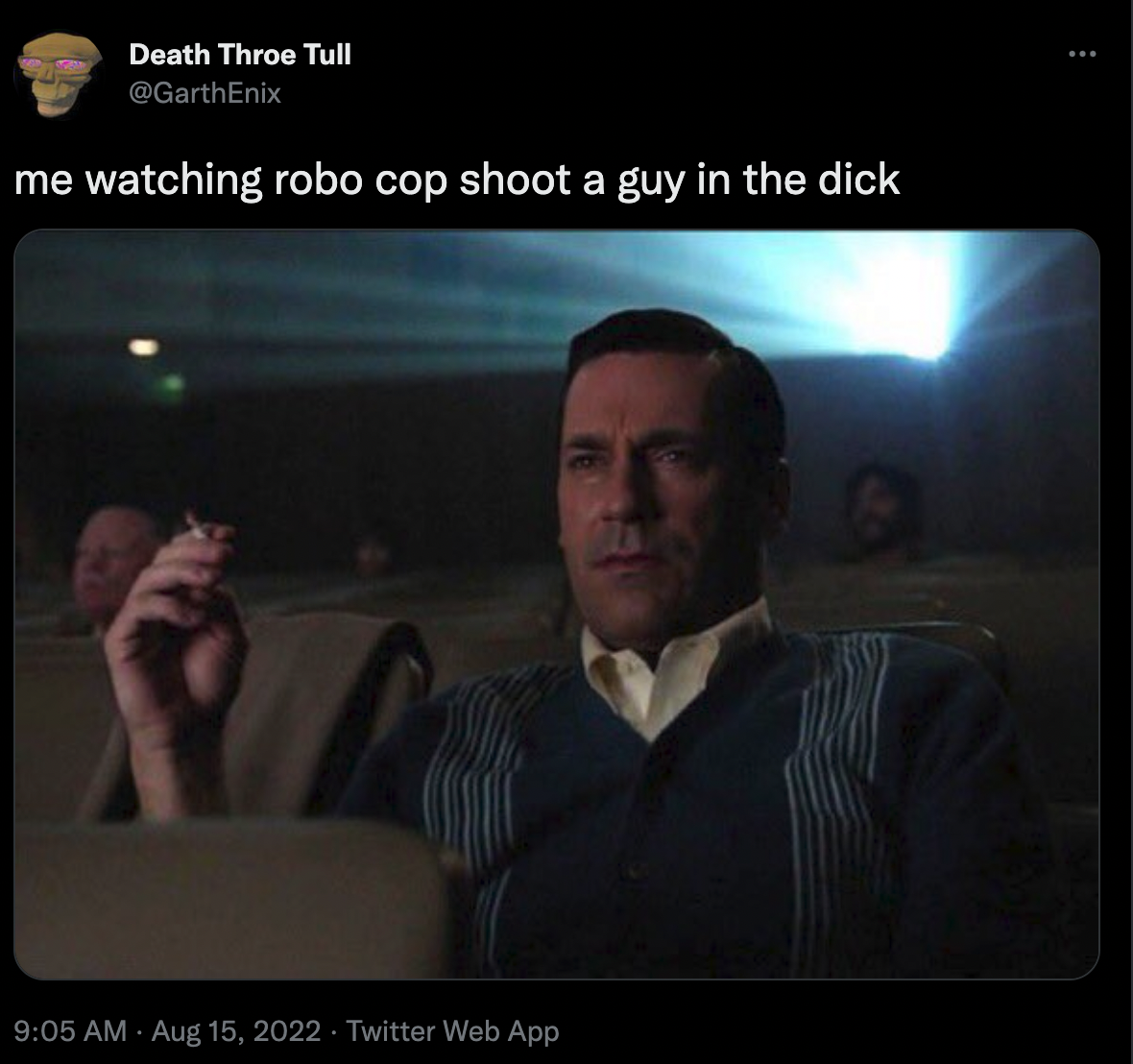 Me Watching RoboCop