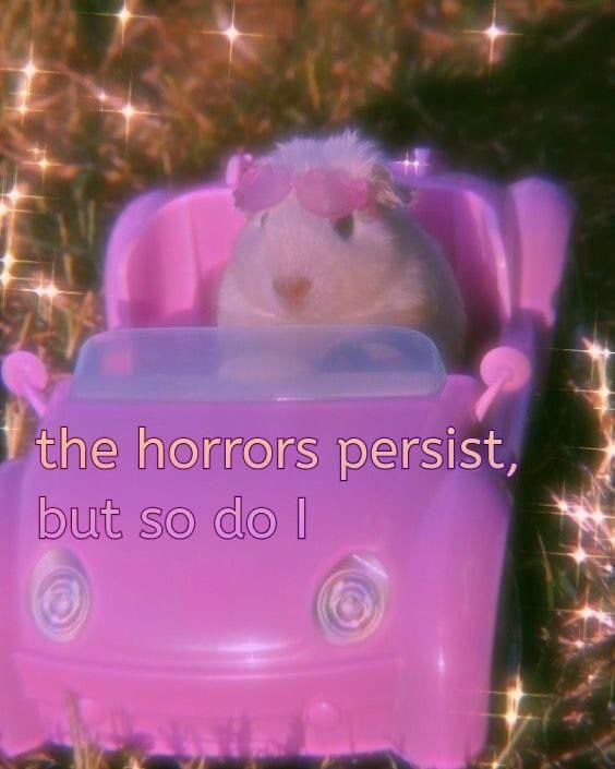 The Horrors Persist, but So Do I
