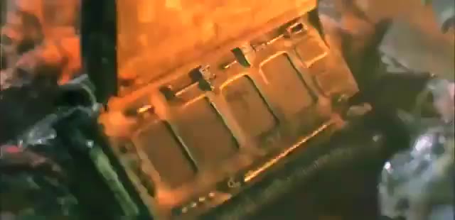 Glowing Component in Fire