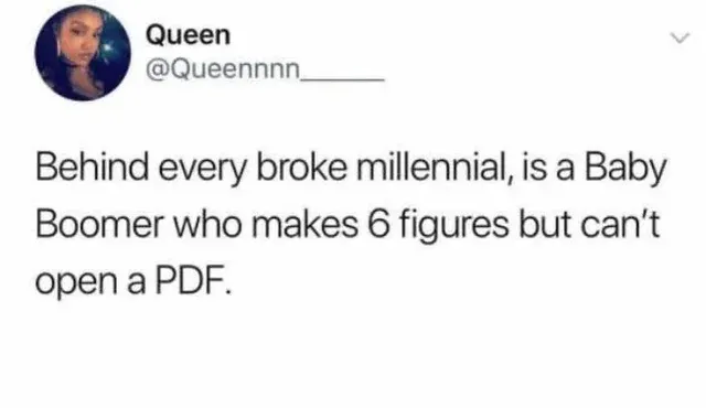 Behind Every Broke Millennial